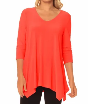 Allison Tunic In Coral