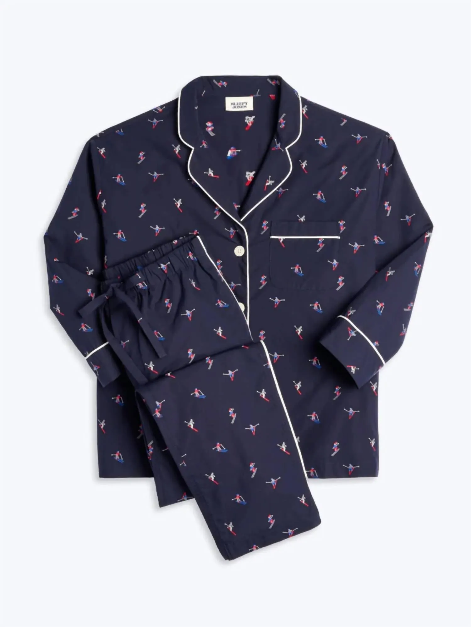 Marina Skier Print Pajama Set