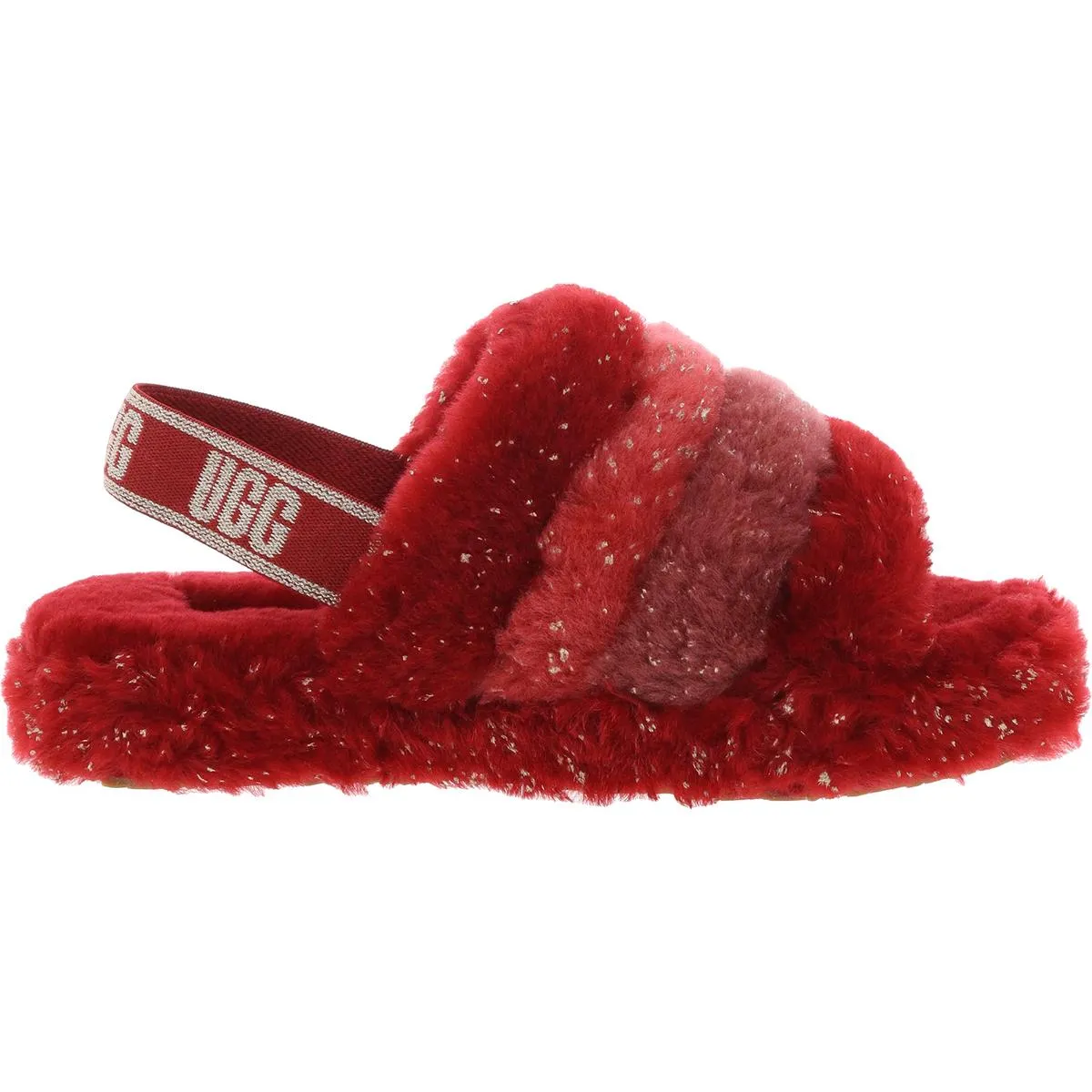 UGG Womens Stretch Leather Slingback Slippers