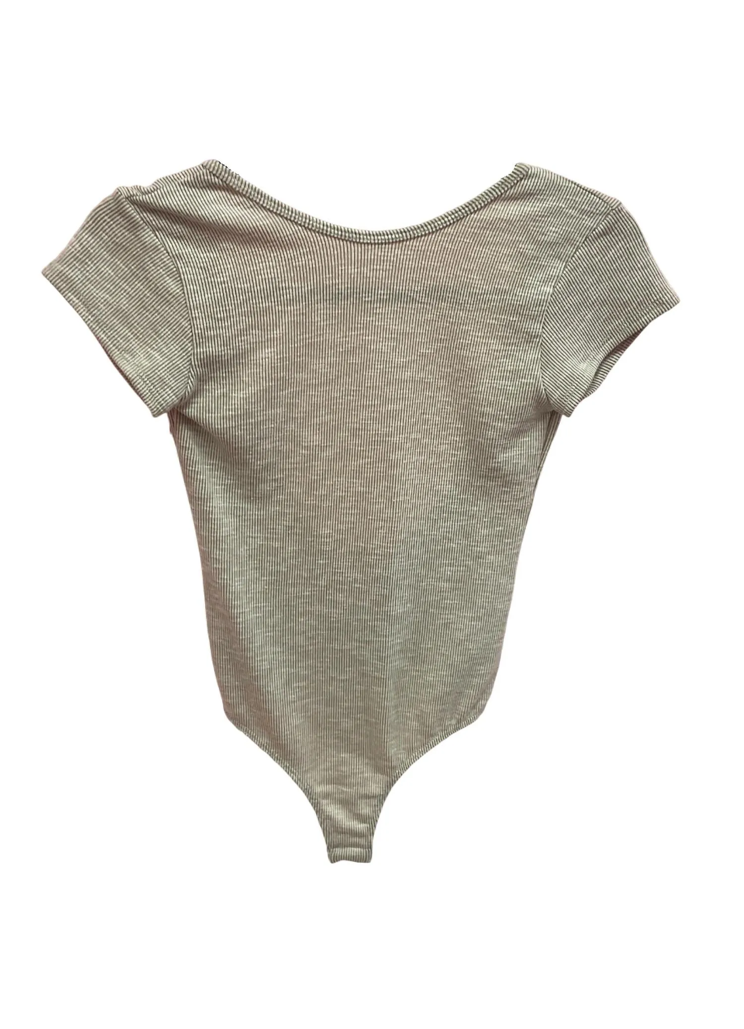 Women's Backless Bodysuit In Light Grey