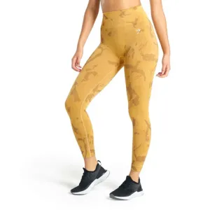 Women's Camouflage Legging,Mustard