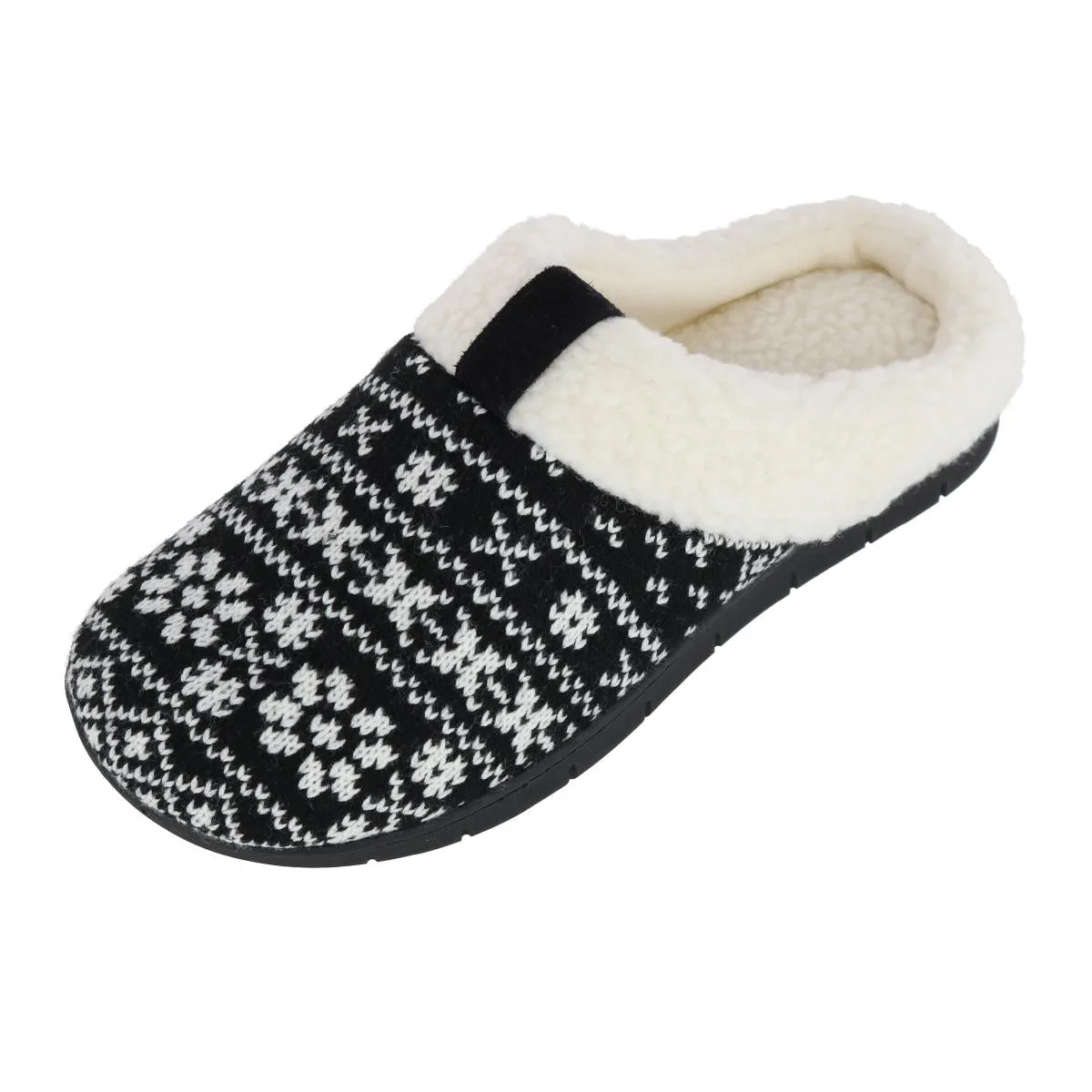 Women's Heritage Fairisle Knit Hoodback Slipper